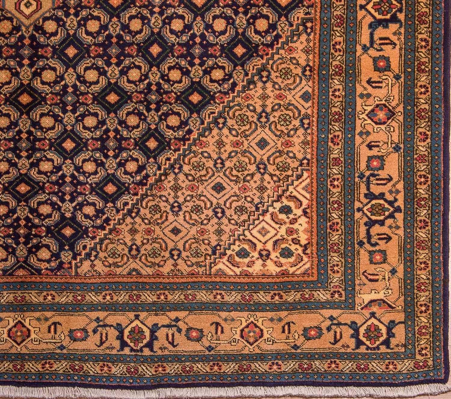 Persisk tæppe - Nomadisk - 256 x 195 cm - blå