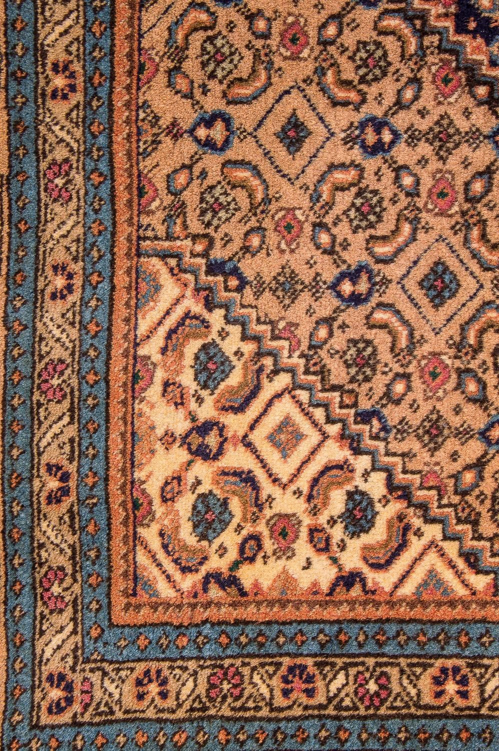 Persisk tæppe - Nomadisk - 256 x 195 cm - blå