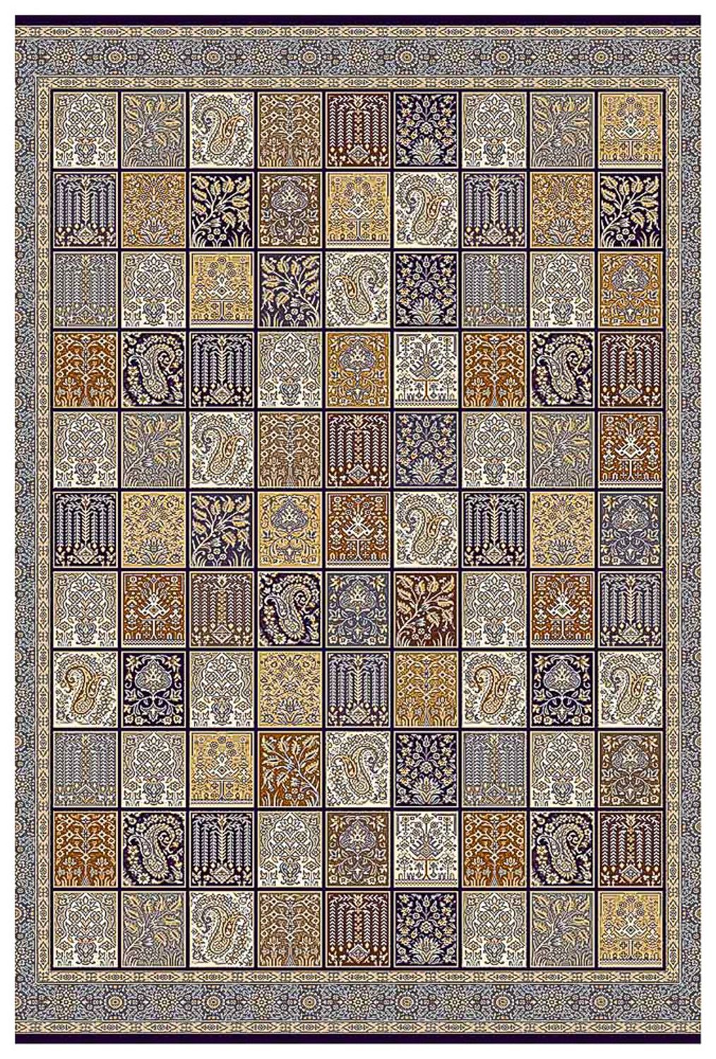 Orientalsk vævet tæppe - Byzantine Boudoir - rektangulær