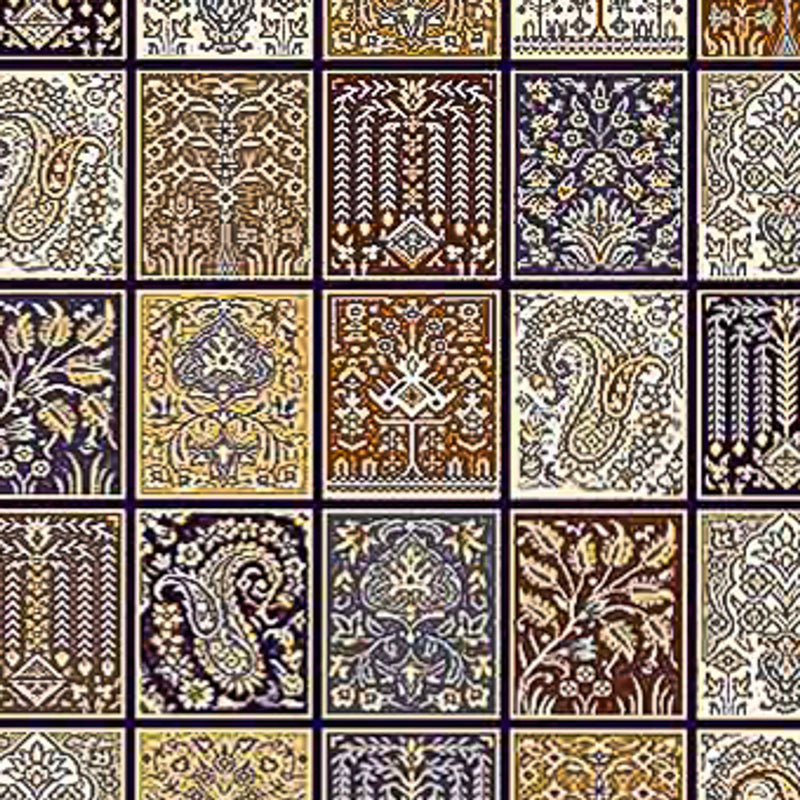 Orientalsk vævet tæppe - Byzantine Boudoir - rektangulær
