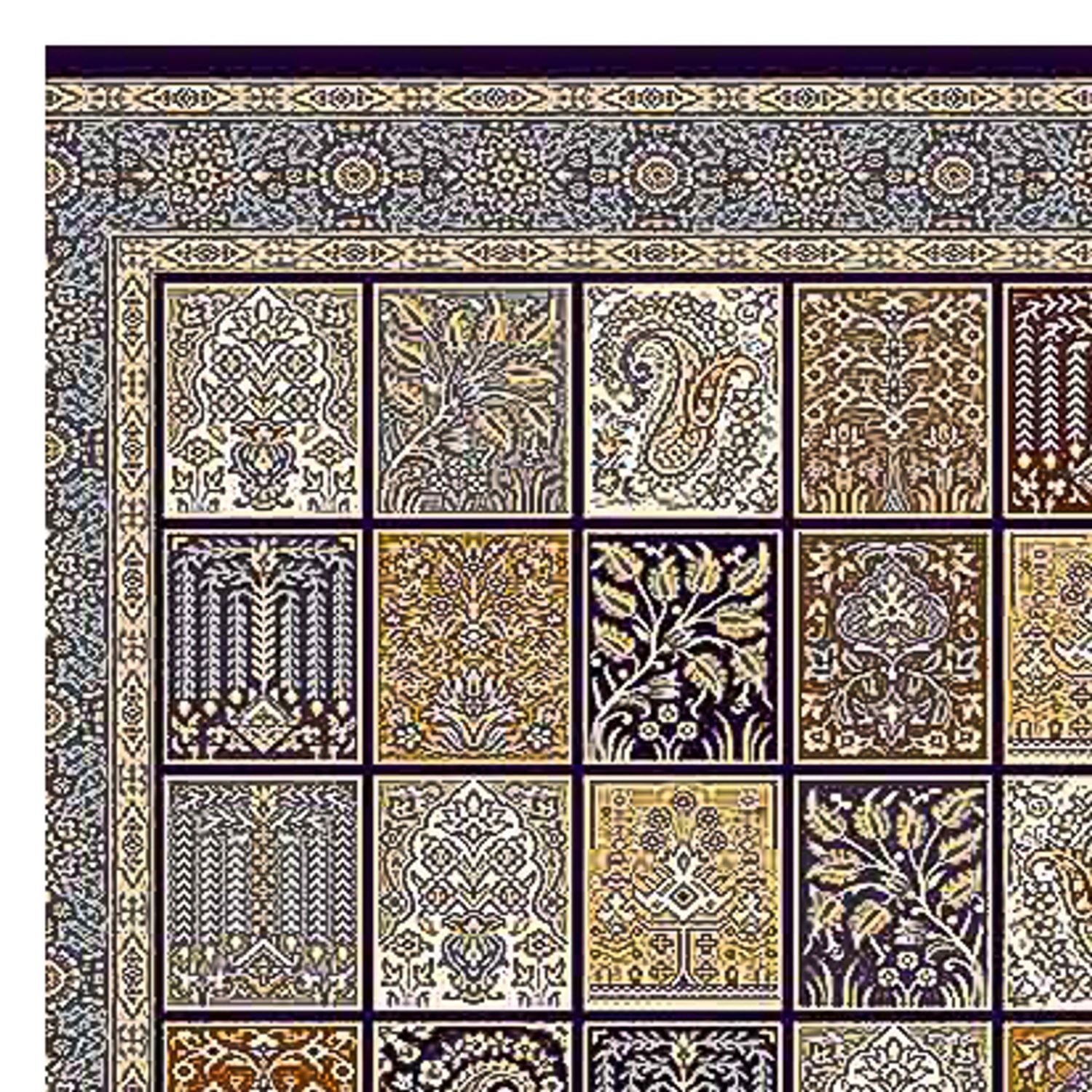 Orientalsk vævet tæppe - Byzantine Boudoir - rektangulær