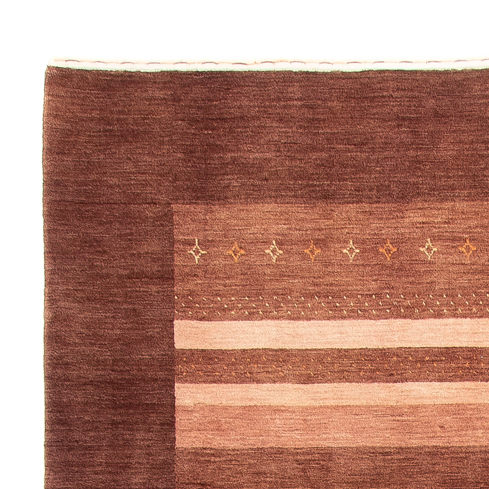 Gabbeh-tæppe - Loribaft Indus - 247 x 172 cm - brun