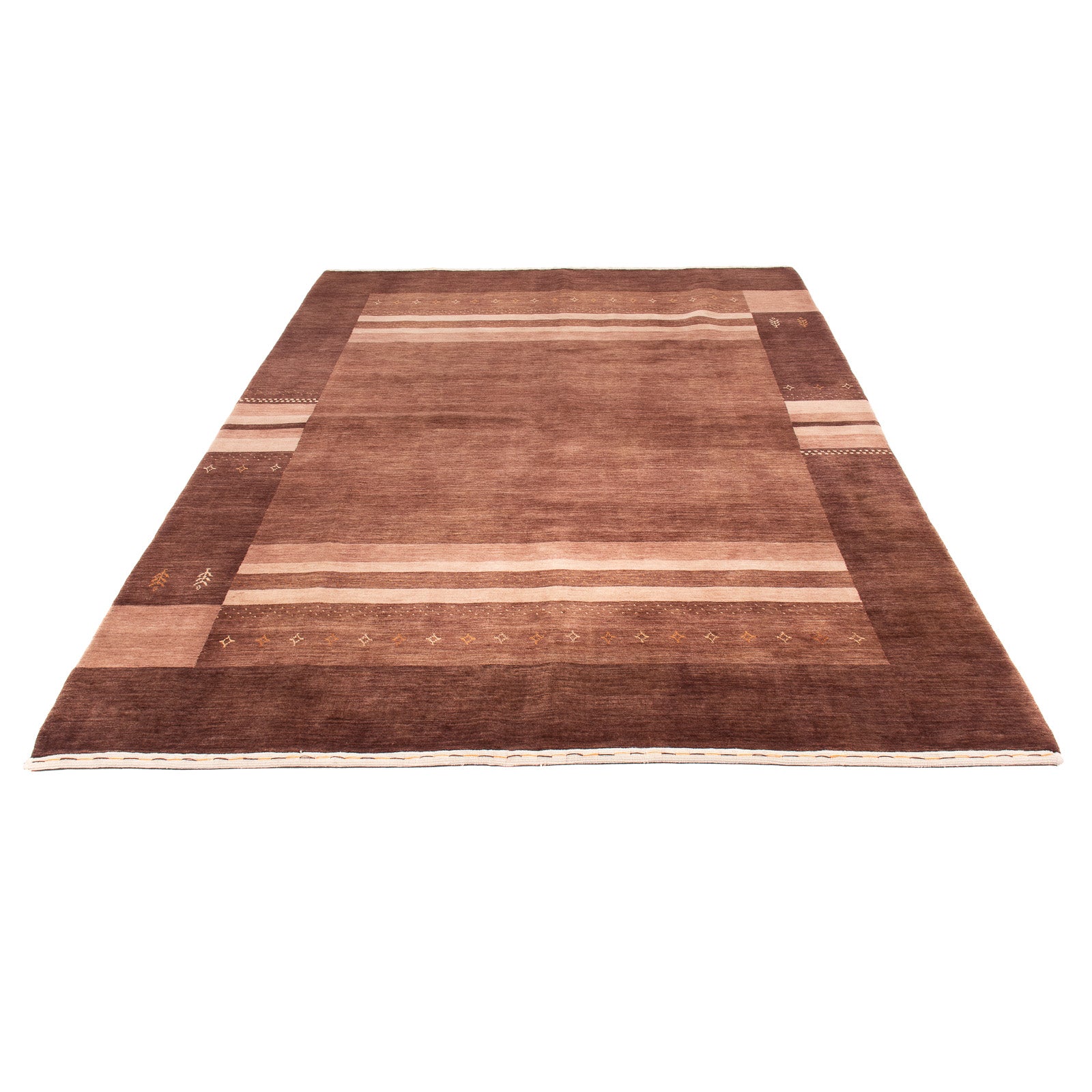 Gabbeh-tæppe - Loribaft Indus - 247 x 172 cm - brun