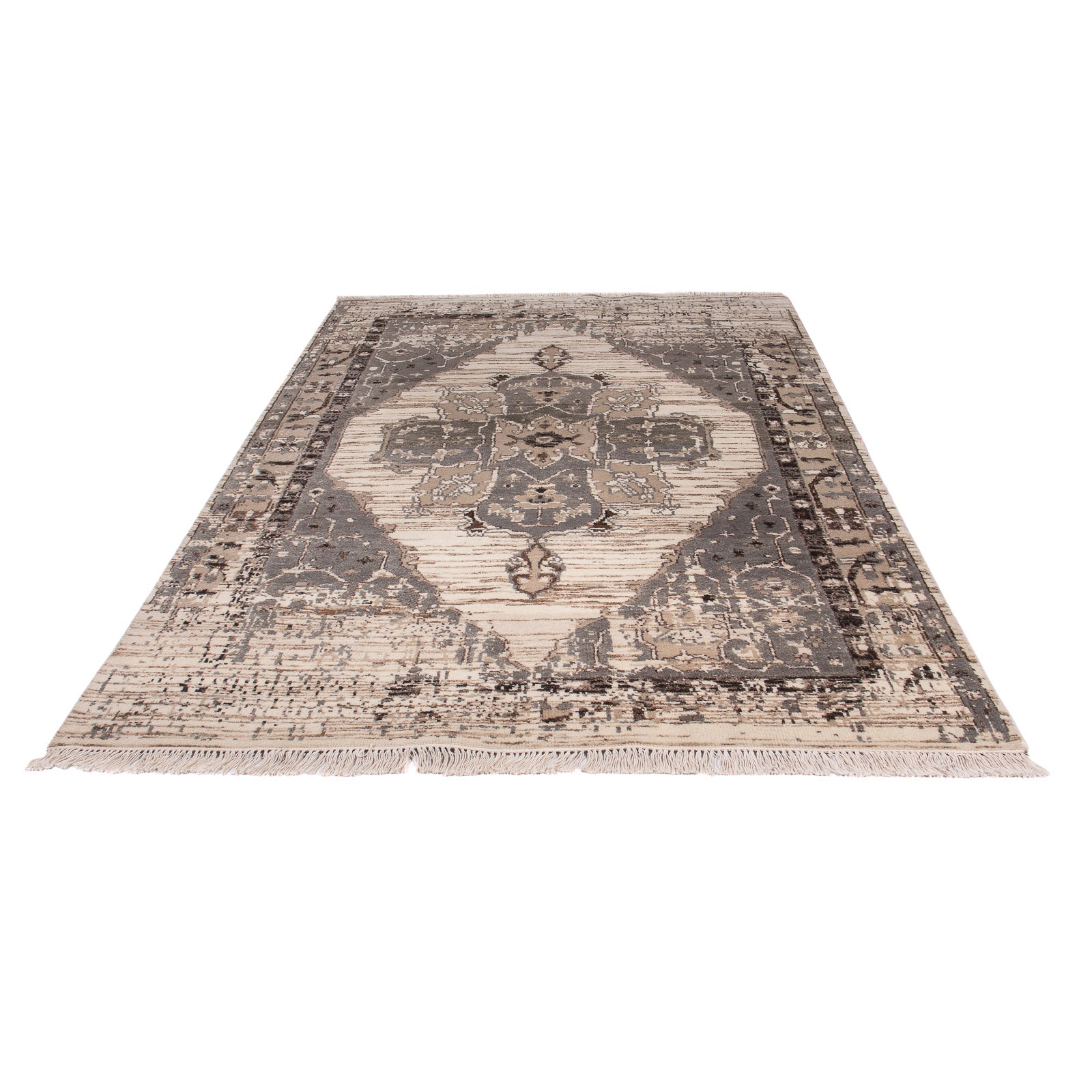 Designer tæppe - 235 x 165 cm - beige