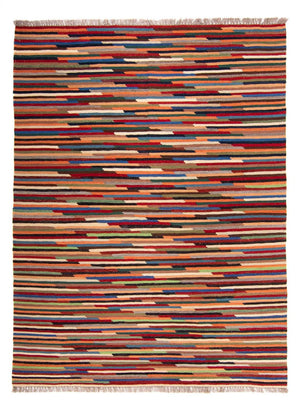 Kelim-tæppe - Trendy - 202 x 147 cm - flerfarvet