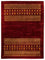Gabbeh Tæppe - Loribaft Persisk - 240 x 175 cm - rød