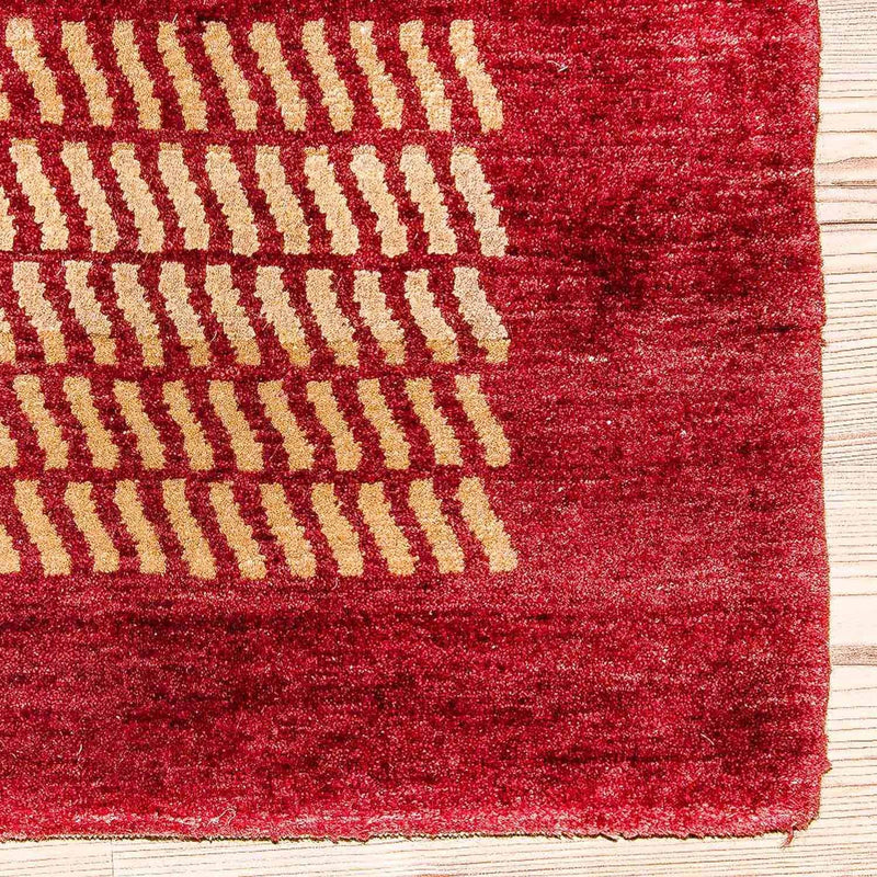 Gabbeh Tæppe - Loribaft Persisk - 240 x 175 cm - rød