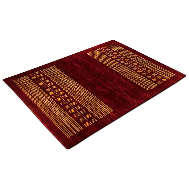 Gabbeh Tæppe - Loribaft Persisk - 240 x 175 cm - rød
