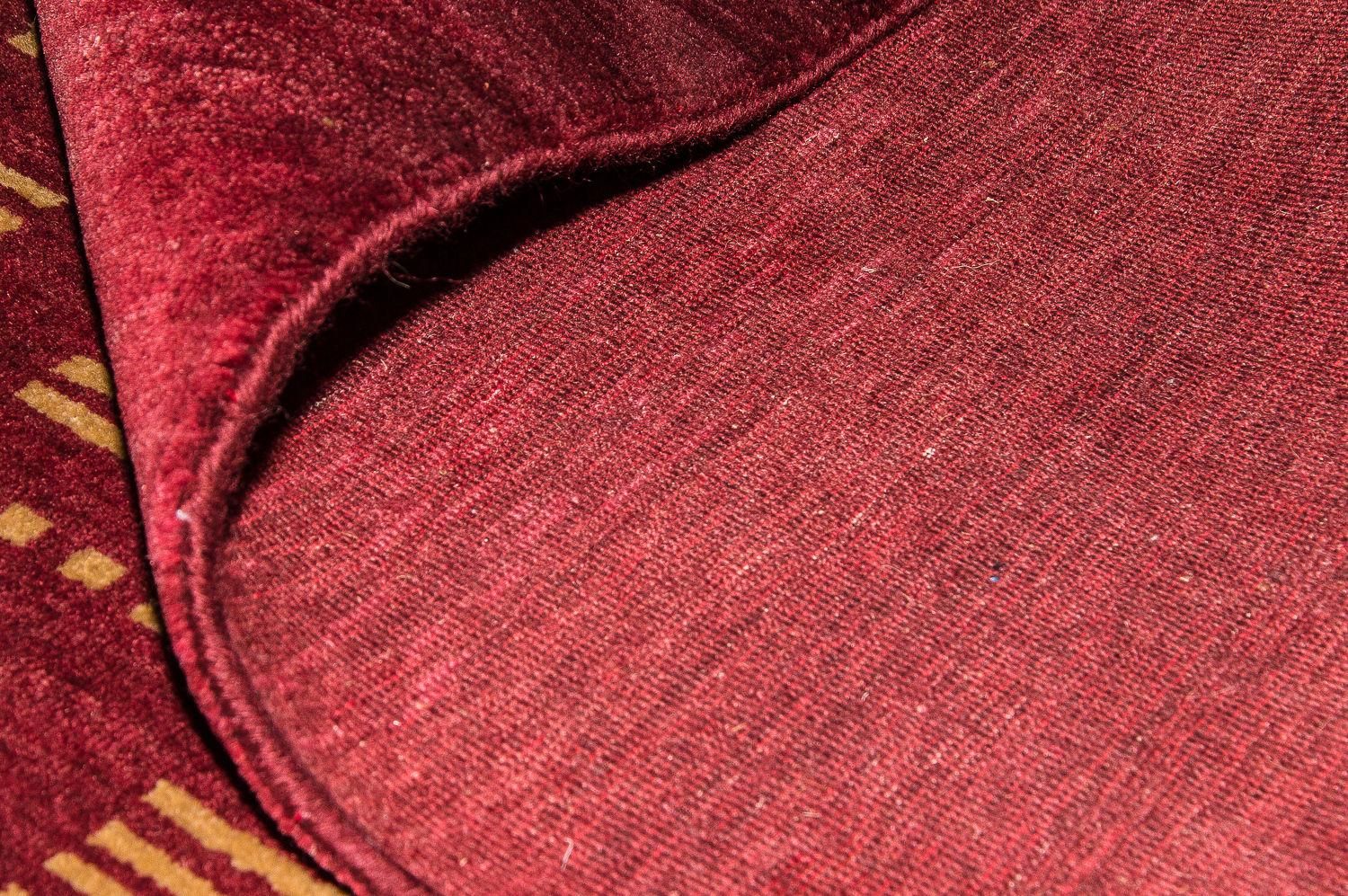 Gabbeh Tæppe - Loribaft Persisk - 240 x 175 cm - rød