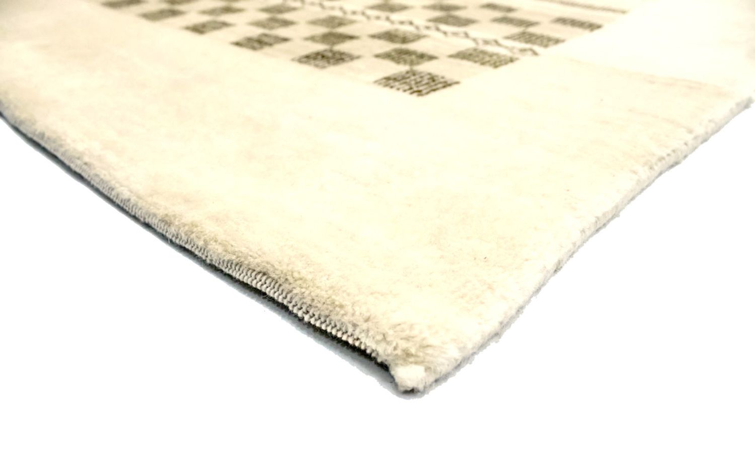 Gabbeh Tæppe - Loribaft Persisk - 199 x 142 cm - beige