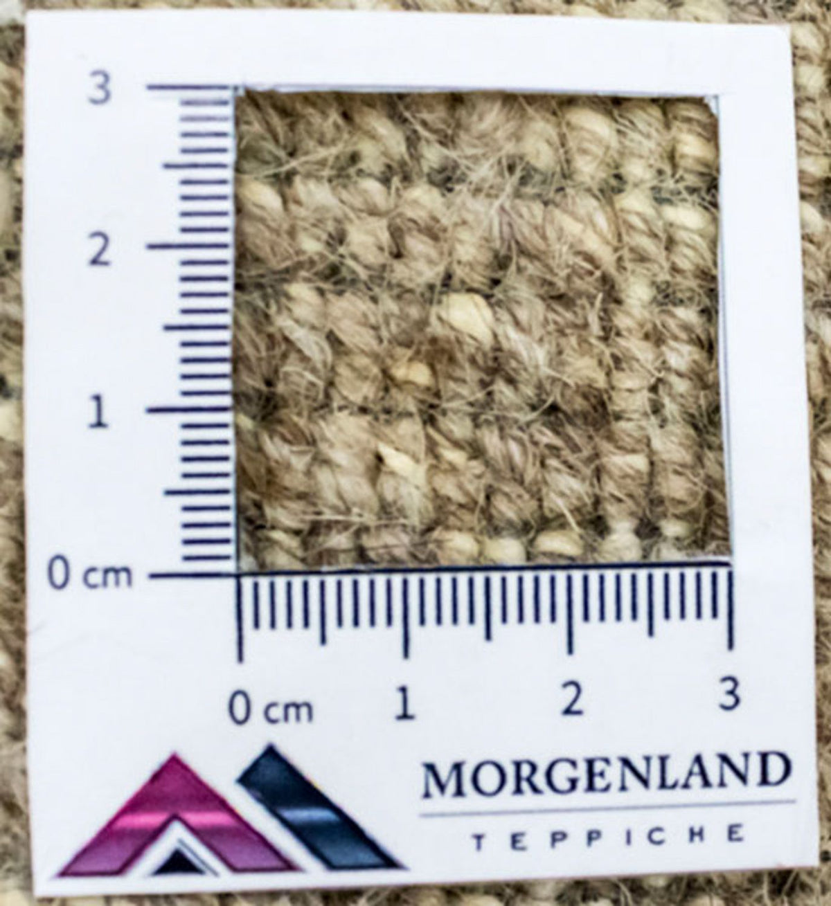 Nepal Tæppe - 180 x 116 cm - natur