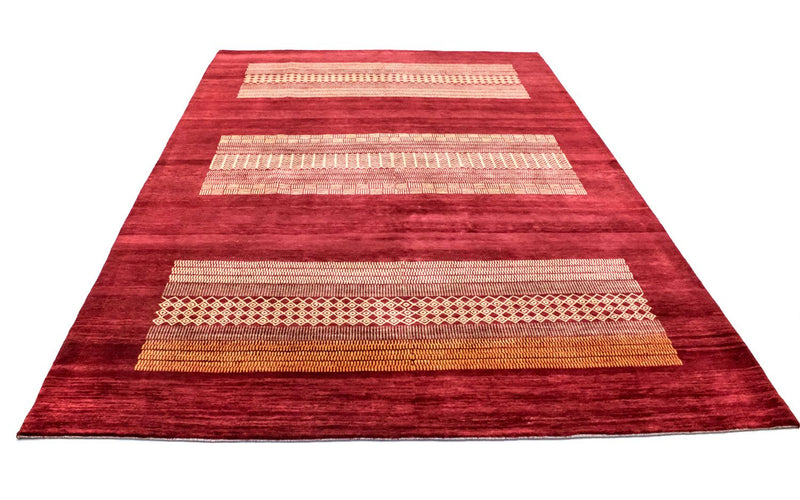 Gabbeh Tæppe - Loribaft Persisk - 297 x 202 cm - flerfarvet