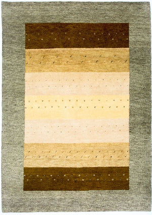 Gabbeh-tæppe - Indus - 241 x 174 cm - flerfarvet