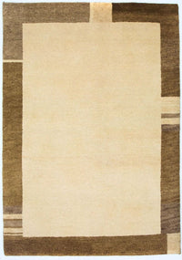 Gabbeh-tæppe - Indus - 196 x 143 cm - beige