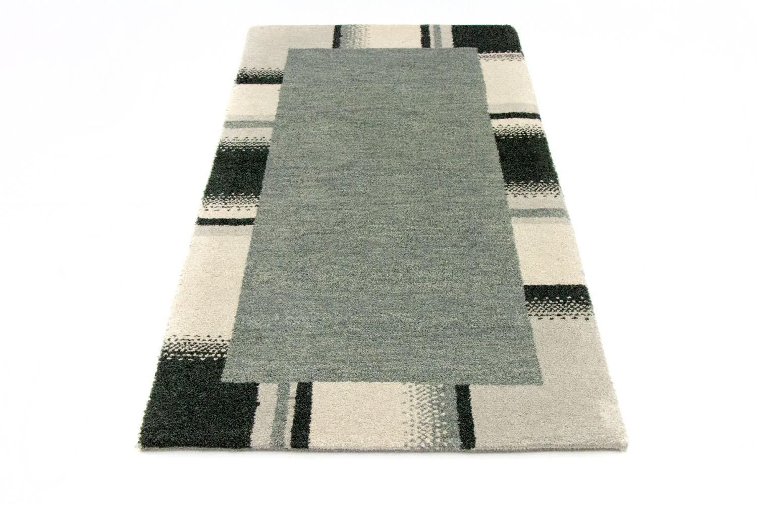 Gabbeh-tæppe - Indus - 141 x 72 cm - sølv