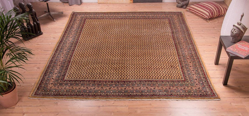 Persisk tæppe - Nomadisk - 288 x 238 cm - beige