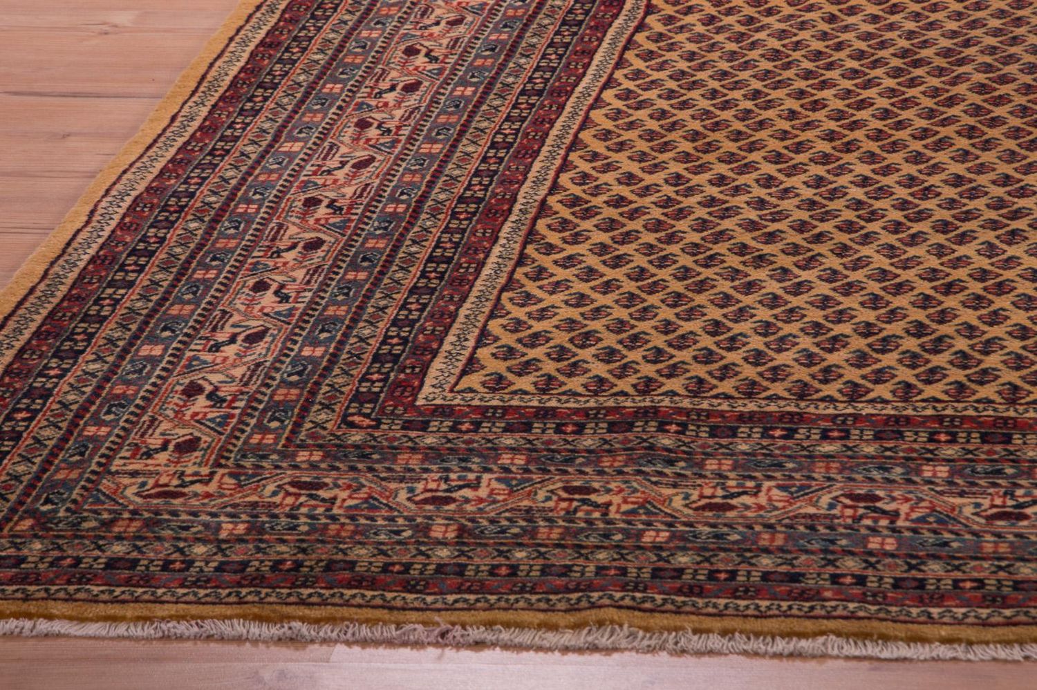 Persisk tæppe - Nomadisk - 288 x 238 cm - beige