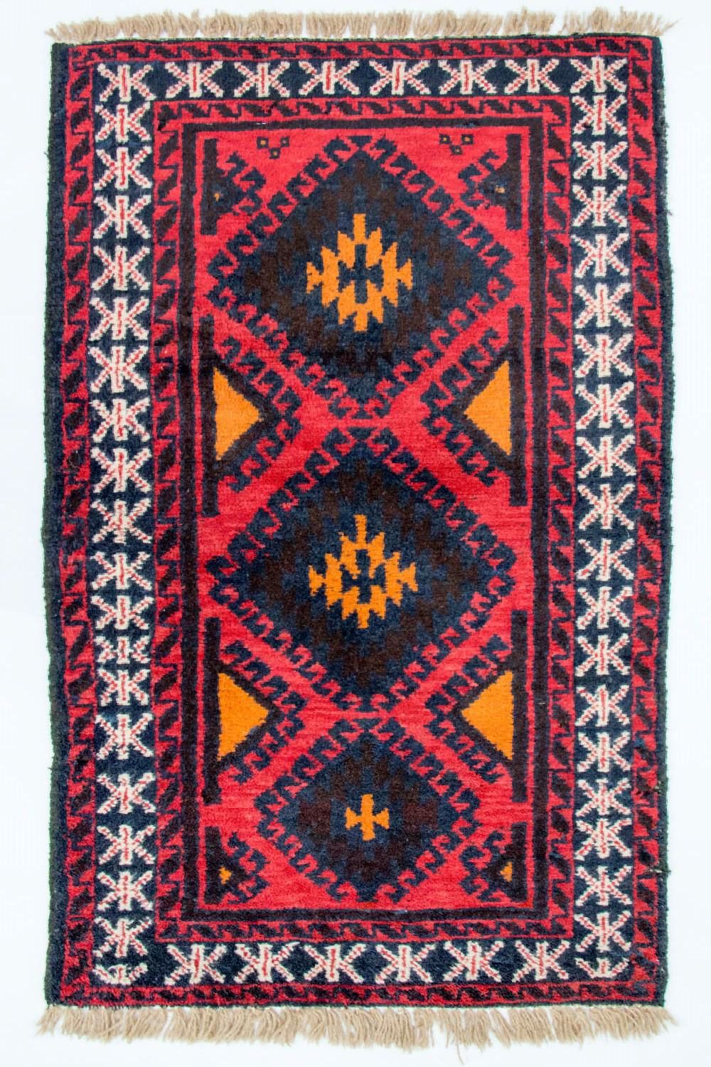 Baluch-tæppe - 136 x 76 cm - rød