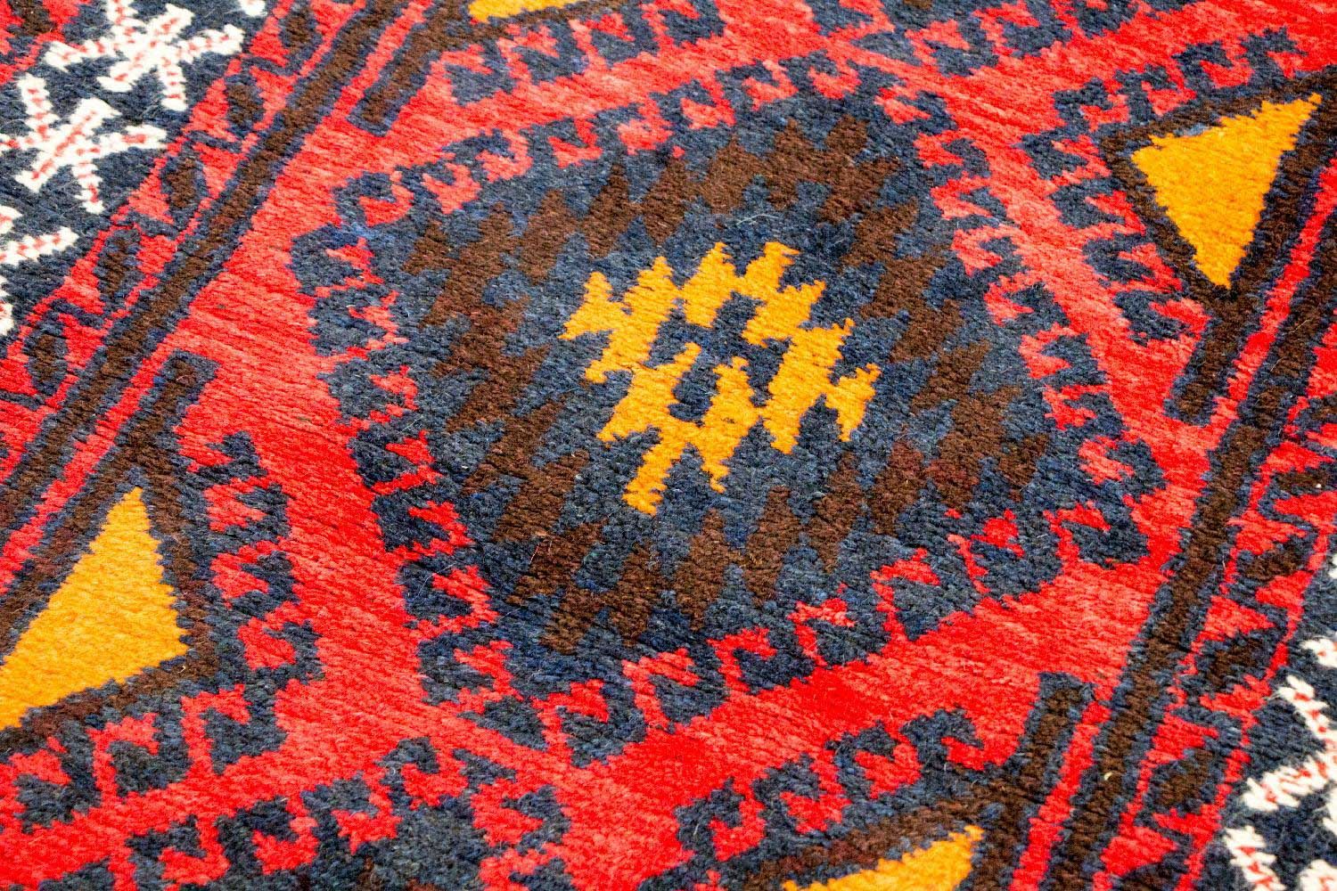 Baluch-tæppe - 136 x 76 cm - rød