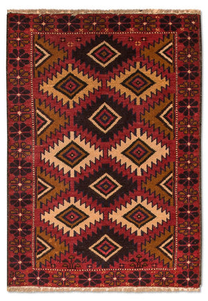 Baluch-tæppe - 118 x 79 cm - rød