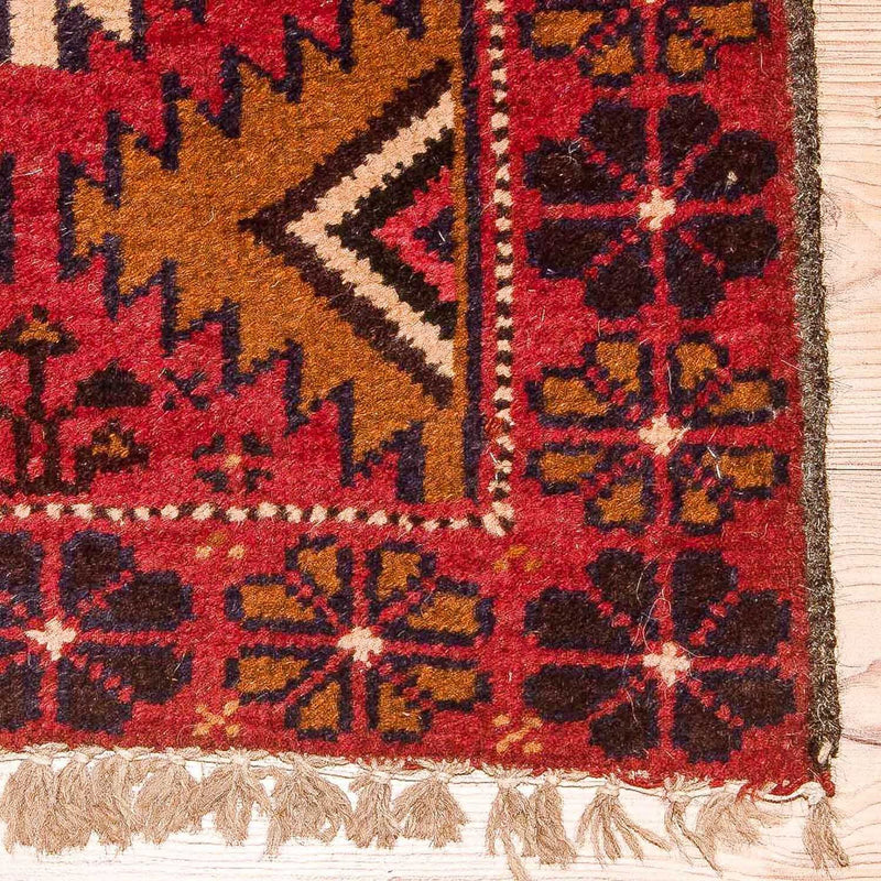 Baluch-tæppe - 118 x 79 cm - rød