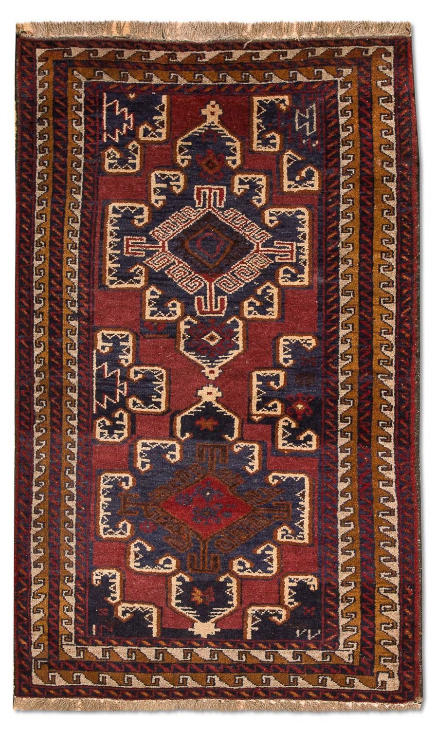 Baluch-tæppe - 147 x 82 cm - blå