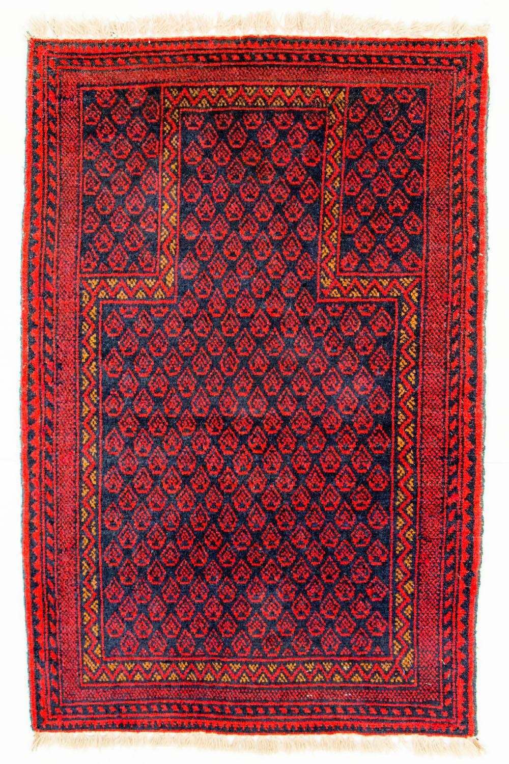 Baluch-tæppe - 122 x 80 cm - rød