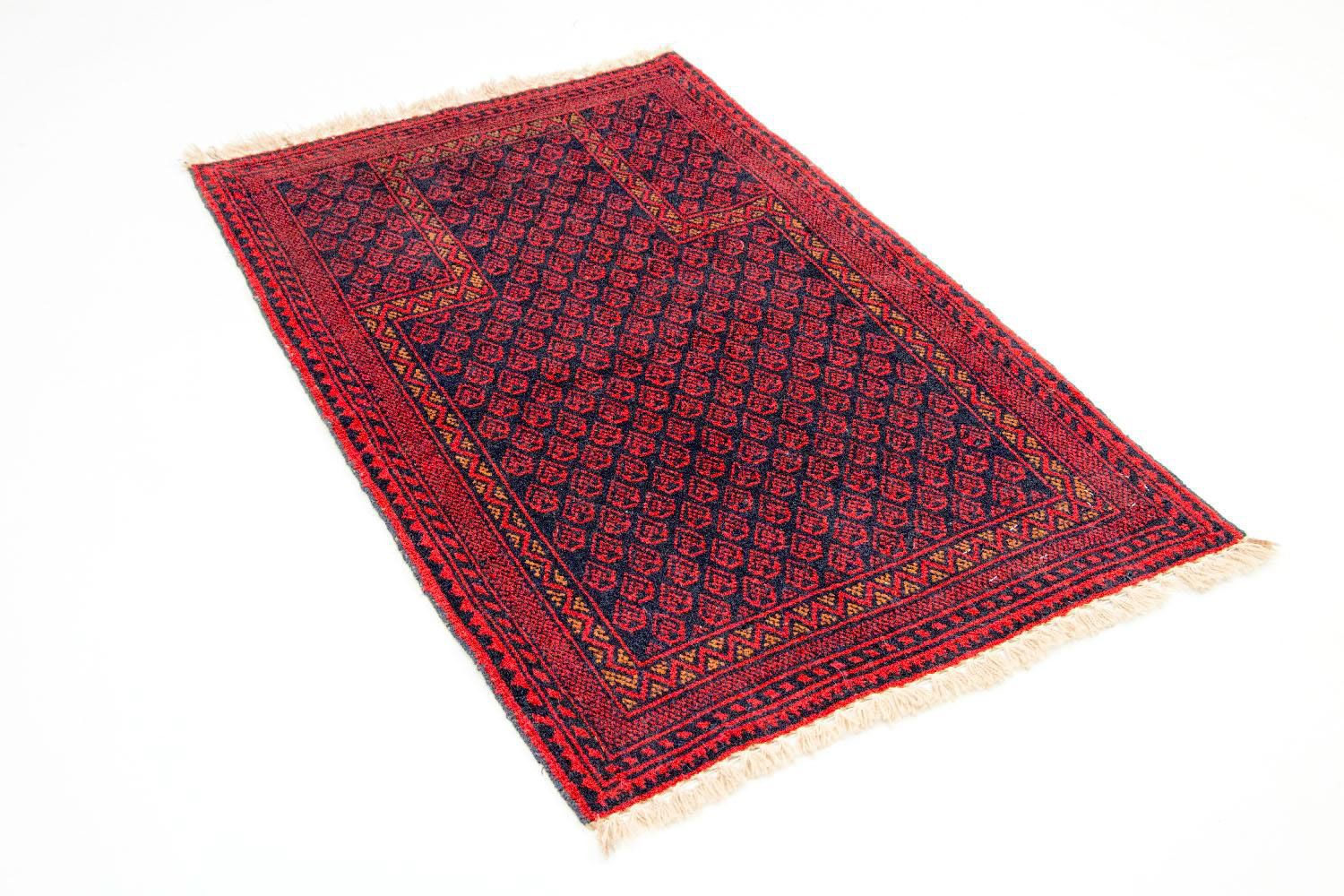 Baluch-tæppe - 122 x 80 cm - rød