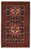 Baluch-tæppe - 126 x 77 cm - flerfarvet