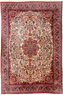 Persisk tæppe - Ghom - 333 x 213 cm - beige