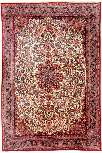 Qom Tæppe 213x333cm - Persisk tæppe