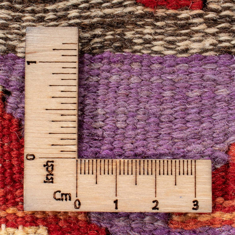 Kelim Carpet - Splash - 206 x 155 cm - flerfarvet