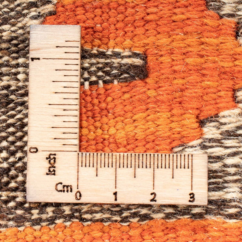 Kelim Carpet - Splash - 189 x 154 cm - flerfarvet