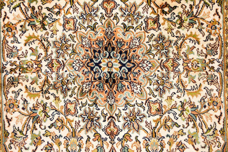 Silketæppe - Kashmir Silk - 149 x 89 cm - beige