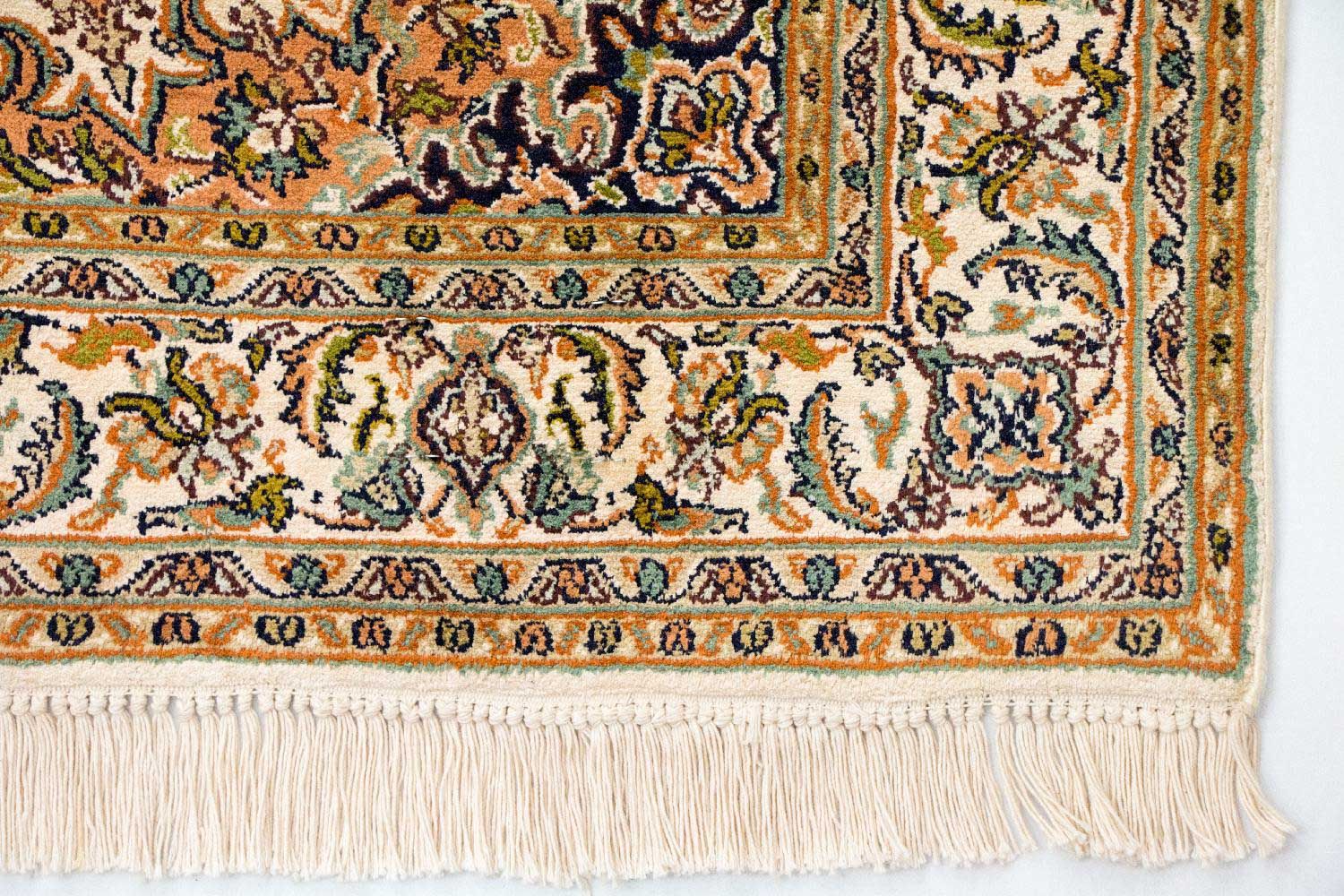 Silketæppe - Kashmir Silk - 149 x 89 cm - beige