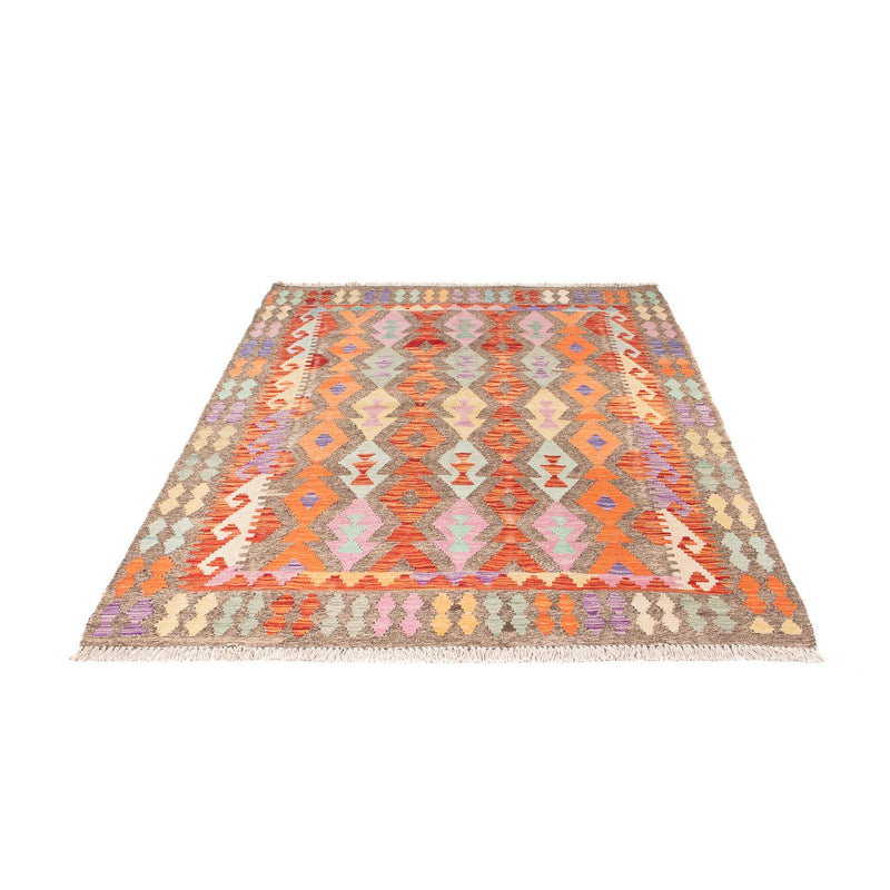 Kelim Carpet - Splash - 207 x 155 cm - flerfarvet