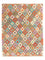 Kelim Carpet - Splash - 195 x 155 cm - flerfarvet