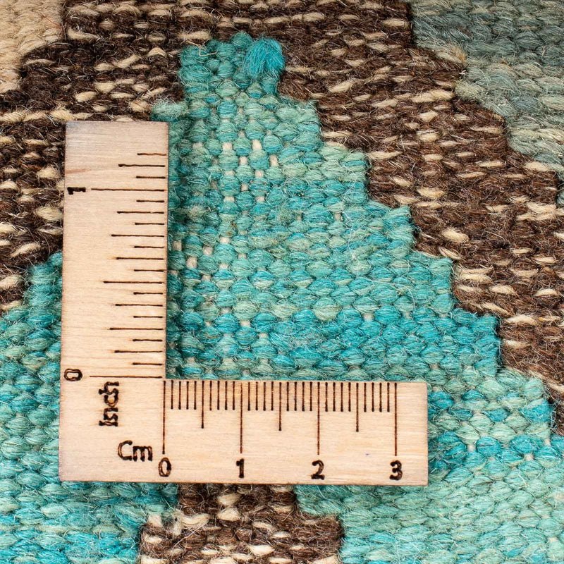 Kelim Carpet - Splash - 195 x 155 cm - flerfarvet