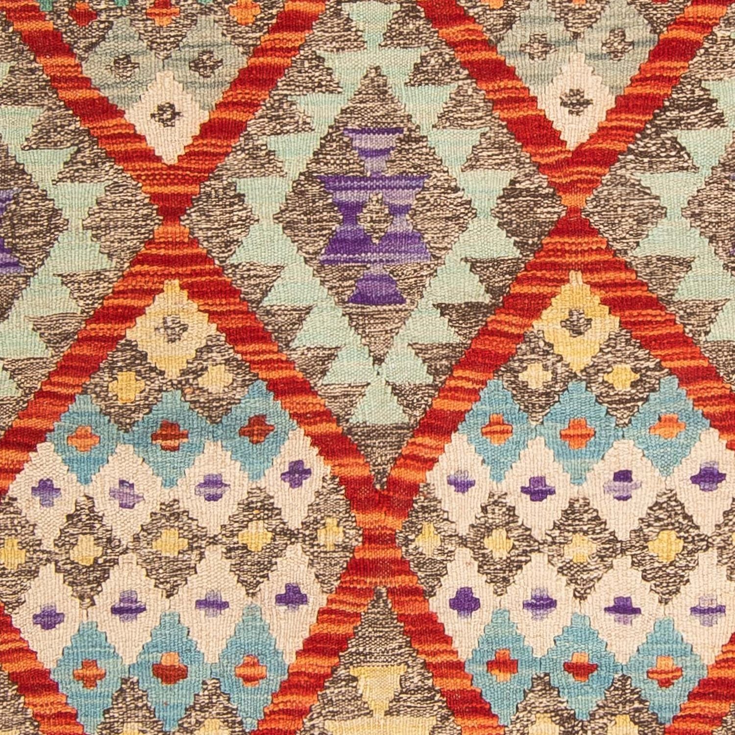 Kelim Carpet - Splash - 156 x 100 cm - flerfarvet