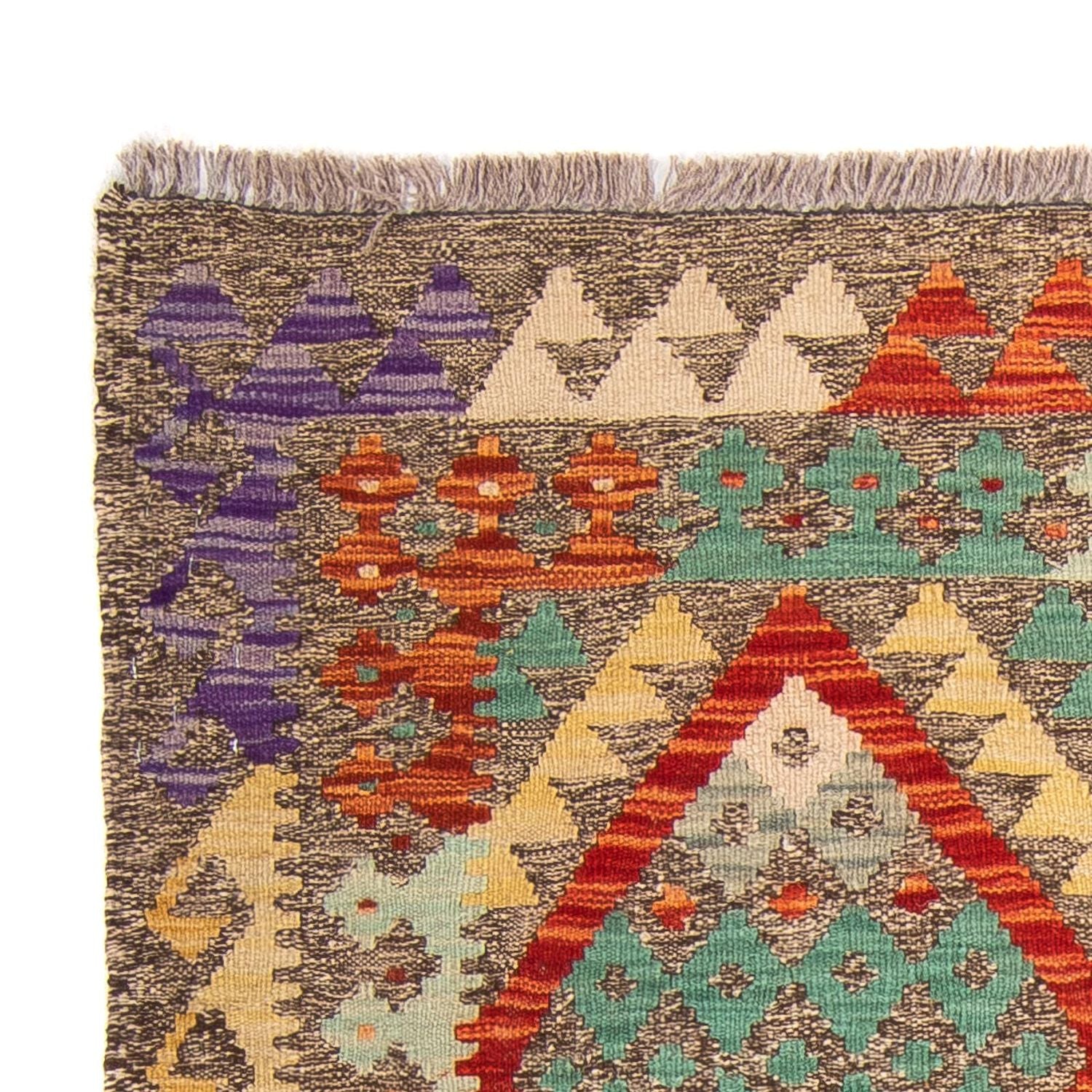 Kelim Carpet - Splash - 156 x 100 cm - flerfarvet