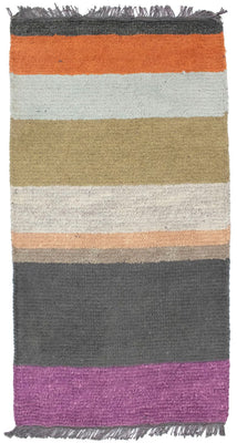 Nepal Tæppe - 140 x 70 cm - flerfarvet