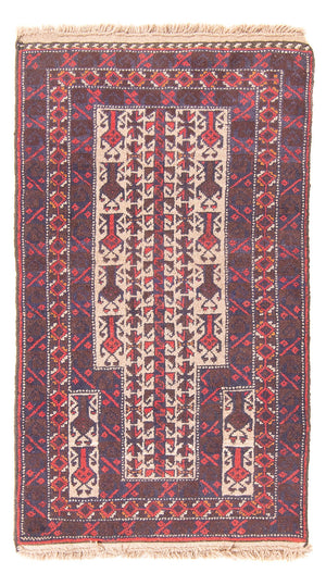 Baluch-tæppe - Bøn tæppe - 113 x 62 cm - beige