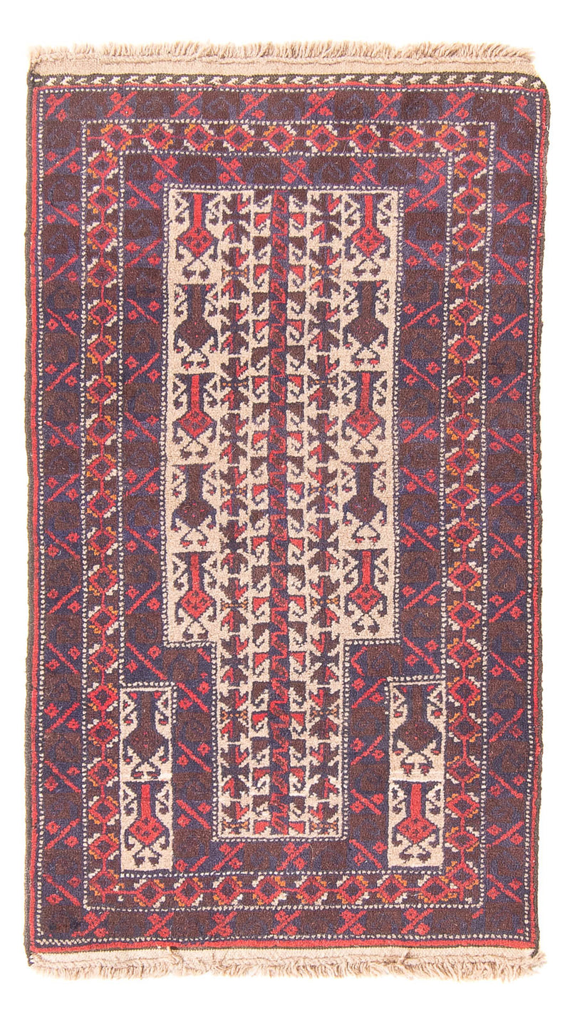 Baluch-tæppe - Bøn tæppe - 113 x 62 cm - beige