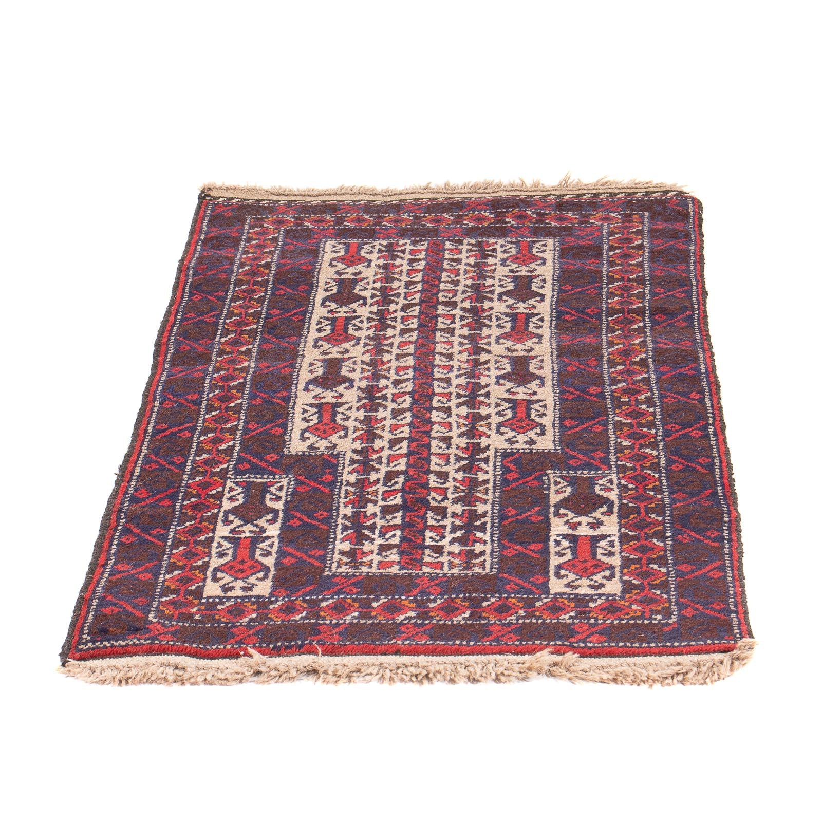 Baluch-tæppe - Bøn tæppe - 113 x 62 cm - beige