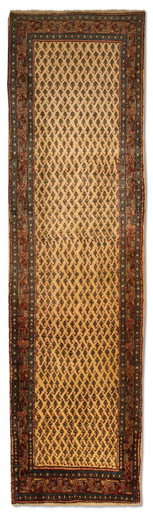 Løber Persisk tæppe - Mir - 300 x 82 cm - guld
