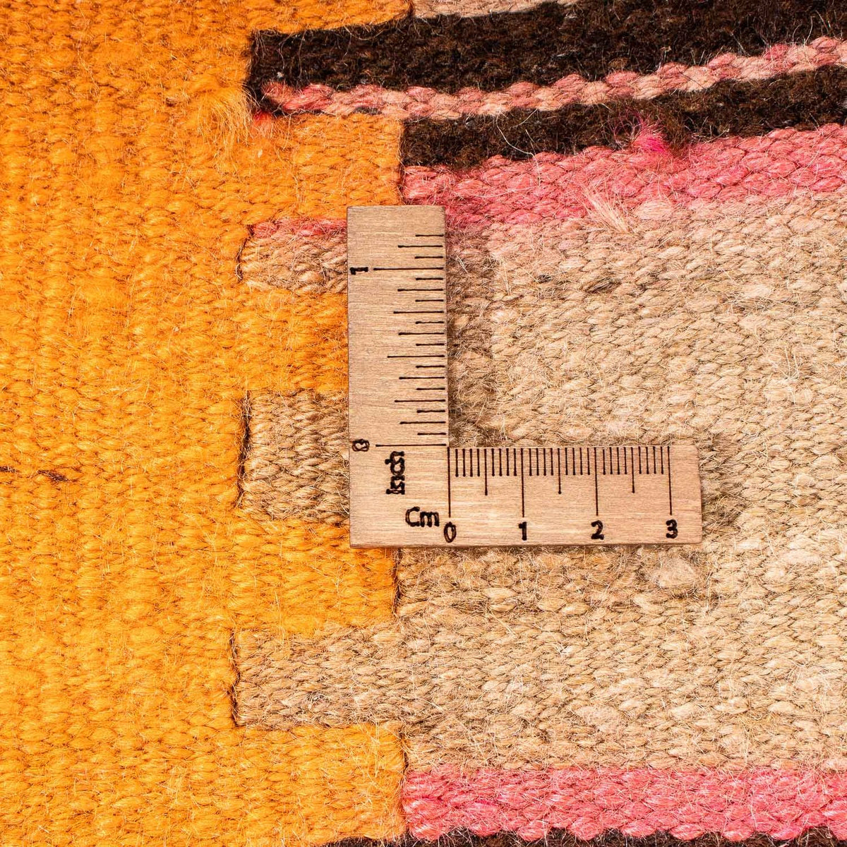 Løber Kelim-tæppe - gammelt - 340 x 150 cm - flerfarvet