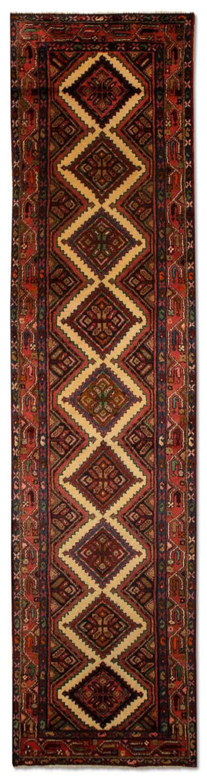 Løber Persisk tæppe - Nomadisk - 325 x 78 cm - brun
