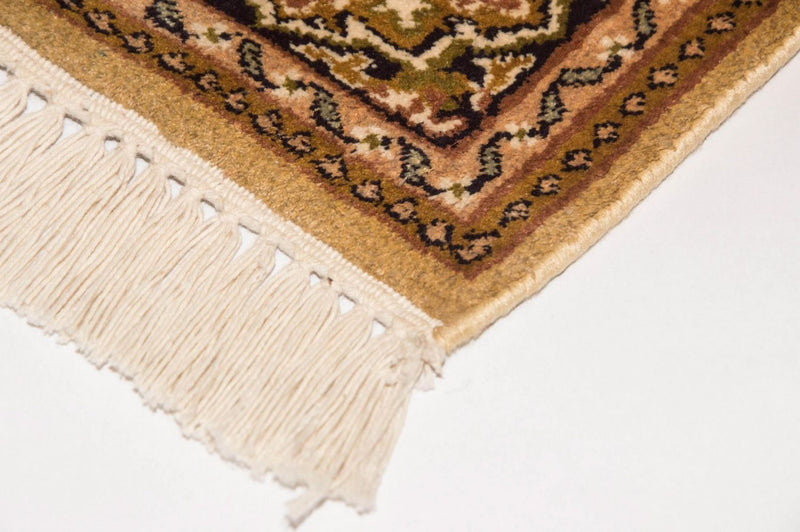 Silketæppe - Kashmir Silk - 158 x 93 cm - brun