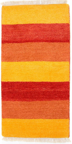 Gabbeh-tæppe - Indus - 140 x 70 cm - farvet