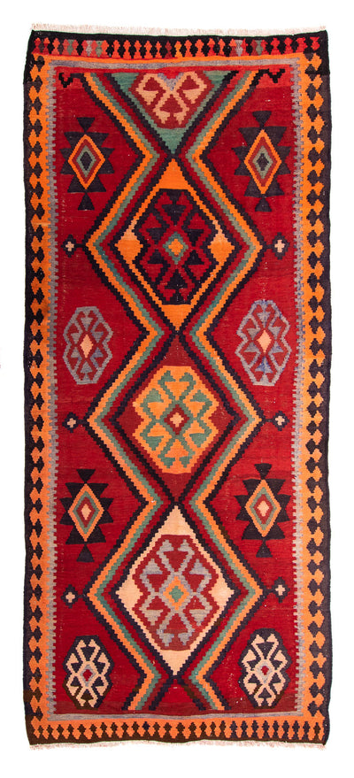 Antikt kilim Tæppe 135x350cm